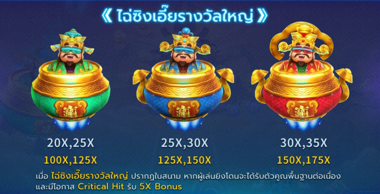 เกมยิงปลา GODS GRANT FORTUNE